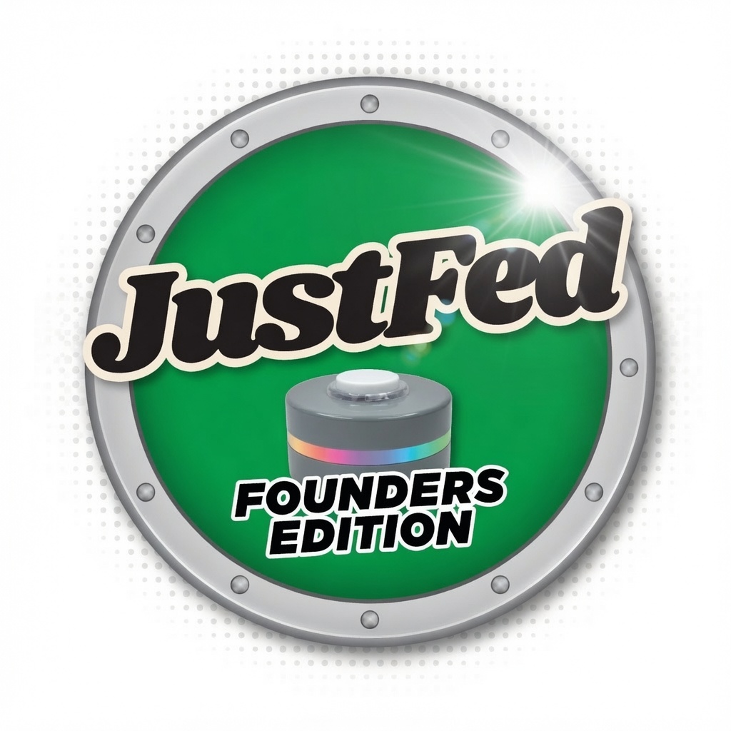 JustFed Kickstarter Founder badge