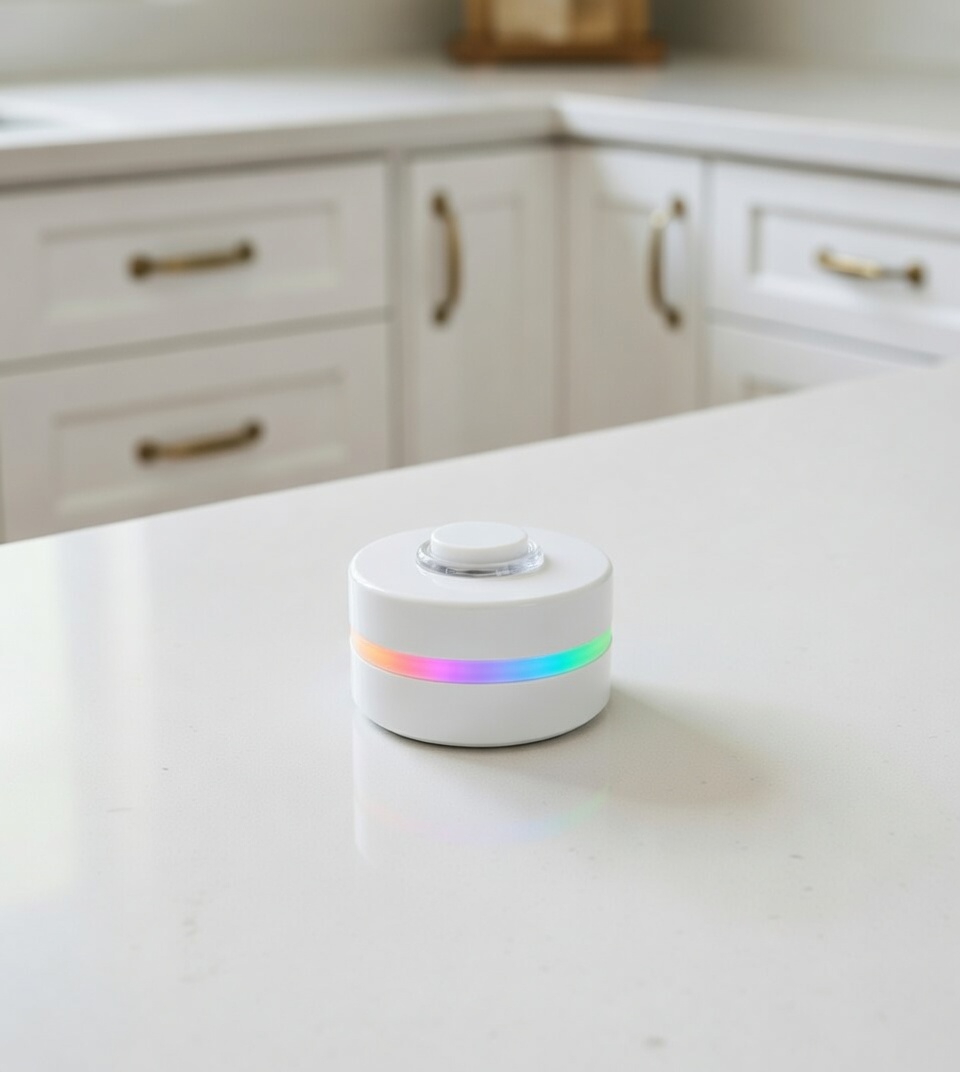 JustFed on a kitchen counter
